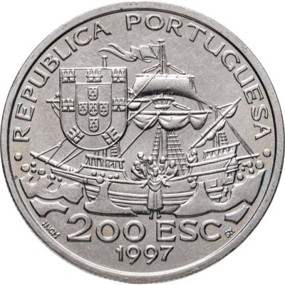 купить Португалия 200 эскудо (escudos) 1997 "445 лет со дня смерти святого Франциска Ксаверия"