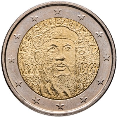 купить Финляндия 2 евро 2013 "125 лет со дня рождения Франса Эмиля Силланпяя"