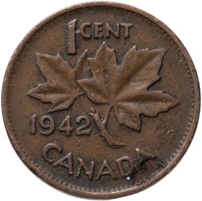 купить Канада 1 цент (cent) 1942