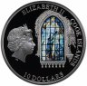 Купить Острова Кука 10 долларов 2012 Proof "Небесные витражи - Церковь Святого Франциска", в футляре, с сертификатом