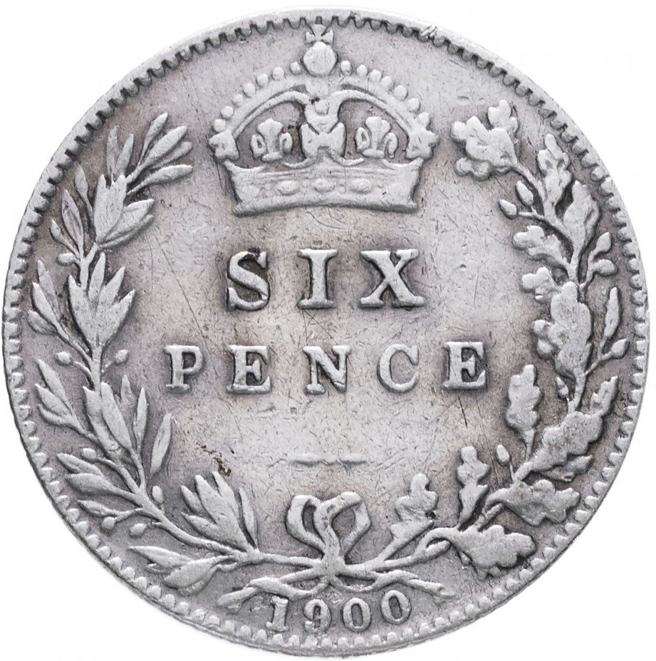 купить Великобритания 6 пенсов 1900