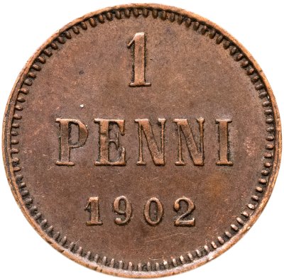 купить 1 пенни (penni) 1902 Российская Финляндия