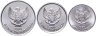 Купить Индонезия - набор (3 монеты) 25, 50, 100 рупий  1996 -1999 год "Птицы, растения"
