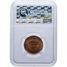 Купить Саравак 1 цент (cent) 1937 в слабе ННР MS65