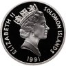 Купить Соломоновы Острова 1 доллар (dollar) 1991 50 лет Нападению на Перл-Харбор