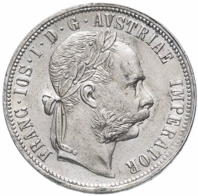 Купить Австрия 1 флорин (florin) 1879