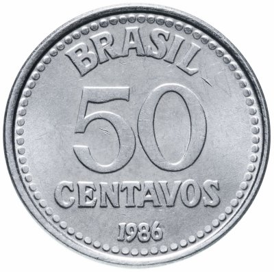 купить Бразилия 50 сентаво 1986