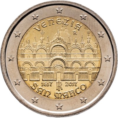 купить Италия 2 евро (euro) 2017 "400 лет со дня постройки Собора Святого Марка"