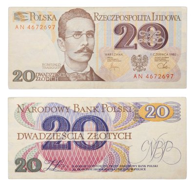 купить Польша 20 злотых 1982