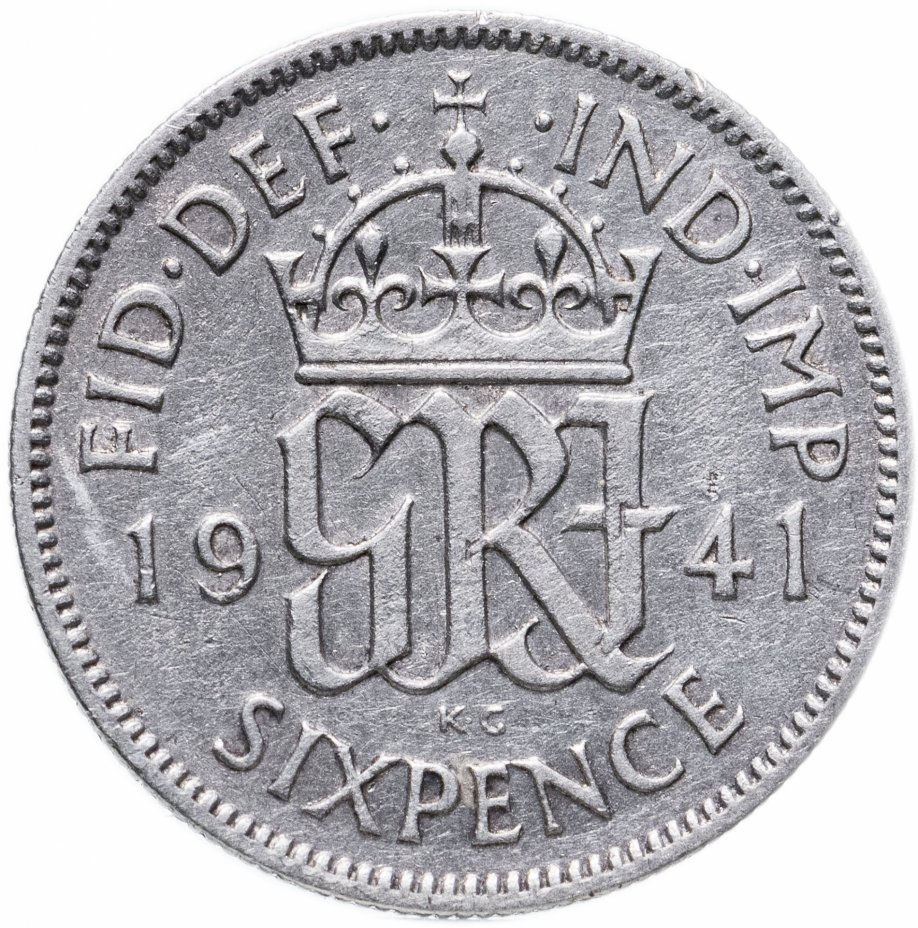 купить Великобритания 6 пенсов (pence) 1941