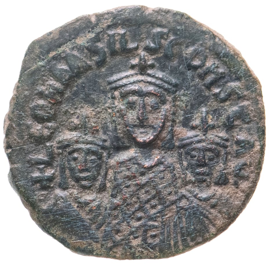 купить Византийская империя, Василий I Македонянин, Константин и Лев VI, 867-886 годы, Фоллис.