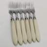 Купить Набор вилок на 6 персон, сталь, пластик, Завод «Труд» (р.п. Вача), СССР, 1960-1980 гг.