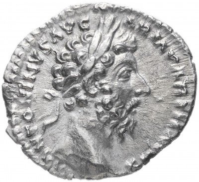 Купить Римская Империя Марк Аврелий 161–180гг денарий (реверс: Провиденция стоит прямо)