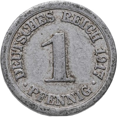 купить Германия 1 пфенниг 1917 A