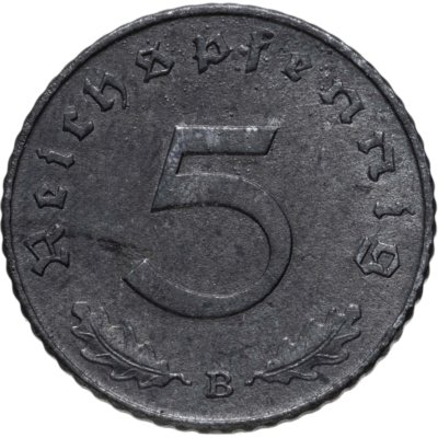 купить Германия (Третий рейх) 5 рейхспфеннигов (reichspfennig) 1941 B