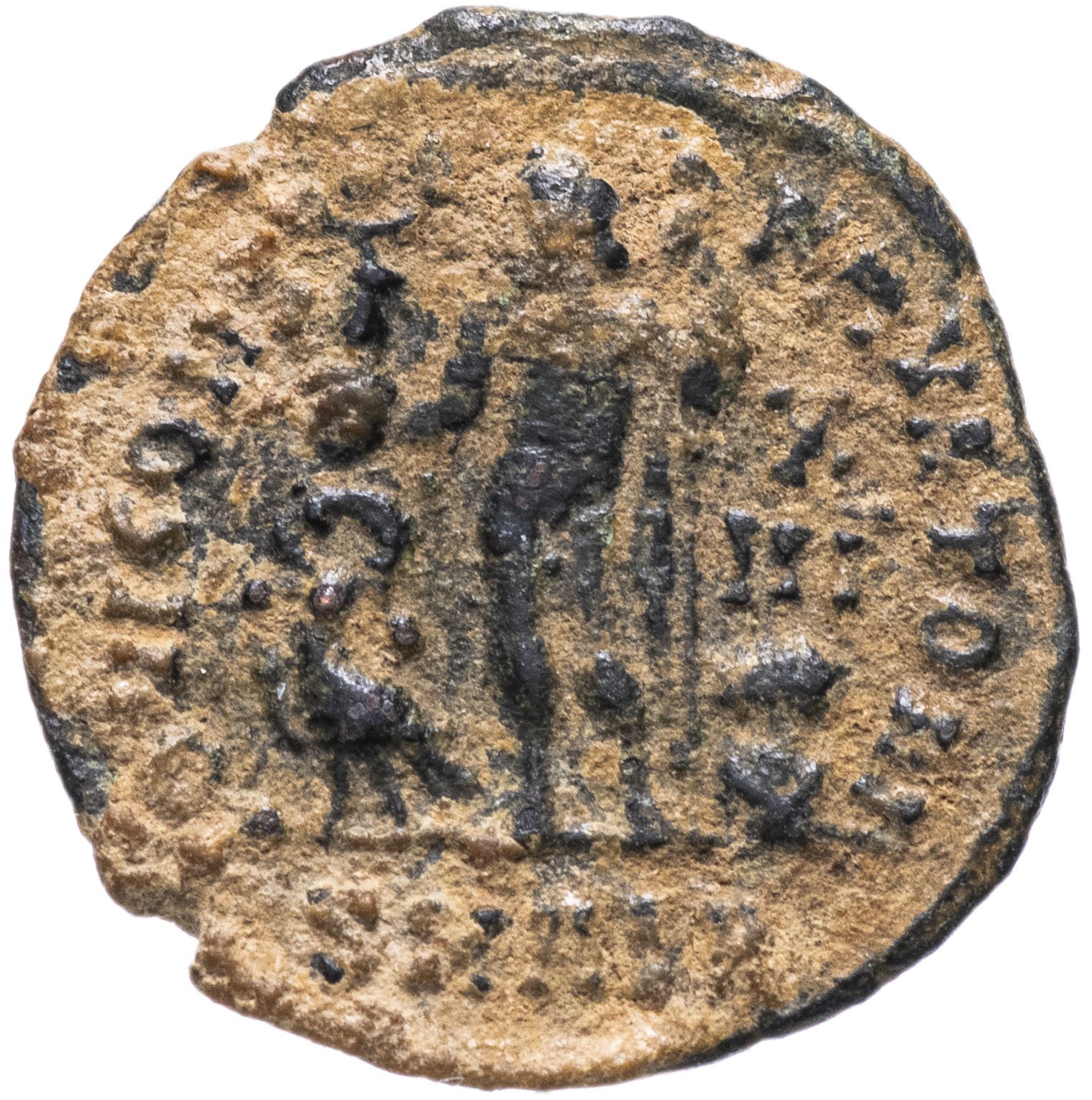 Квинт лициний 4. Нуммий монета. Римская монета Лициний 308-324 г. Византия 40 нуммиев.