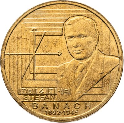 купить Польша 2 злотых 2011 "120 лет со дня рождения польского математика Стефана Банаха"