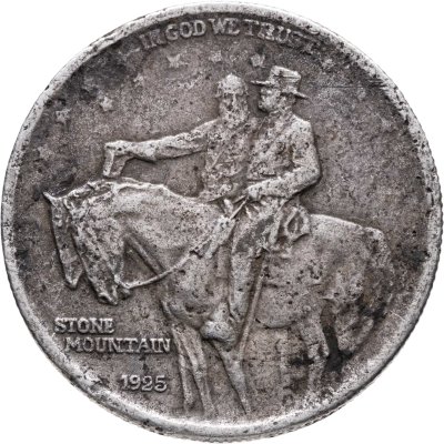 купить США 50 центов (1/2 доллара, half dollar) 1925 "Мемориал Стоун-Маунтин"
