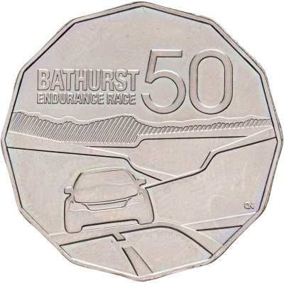 купить Австралия 50 центов 2013 "50 лет гонкам Батерст"