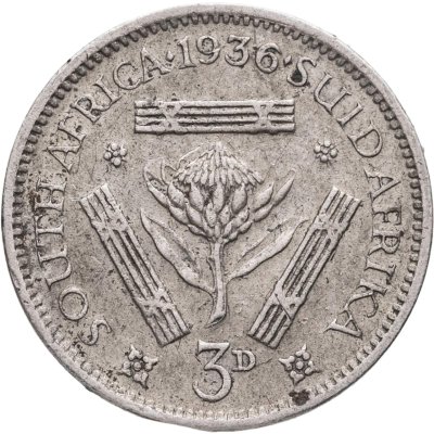 купить ЮАР 3 пенса (pence) 1936