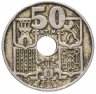 Купить Испания 50 сентимо 1949-1963