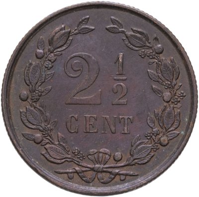 купить Нидерланды 2 1/2 цента (cent) 1894