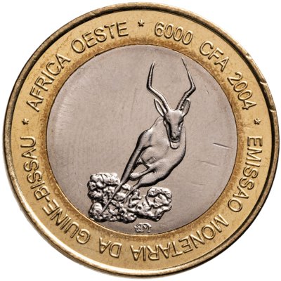 купить Гвинея-Бисау 6000 франков (francs) 2004 "Газель"