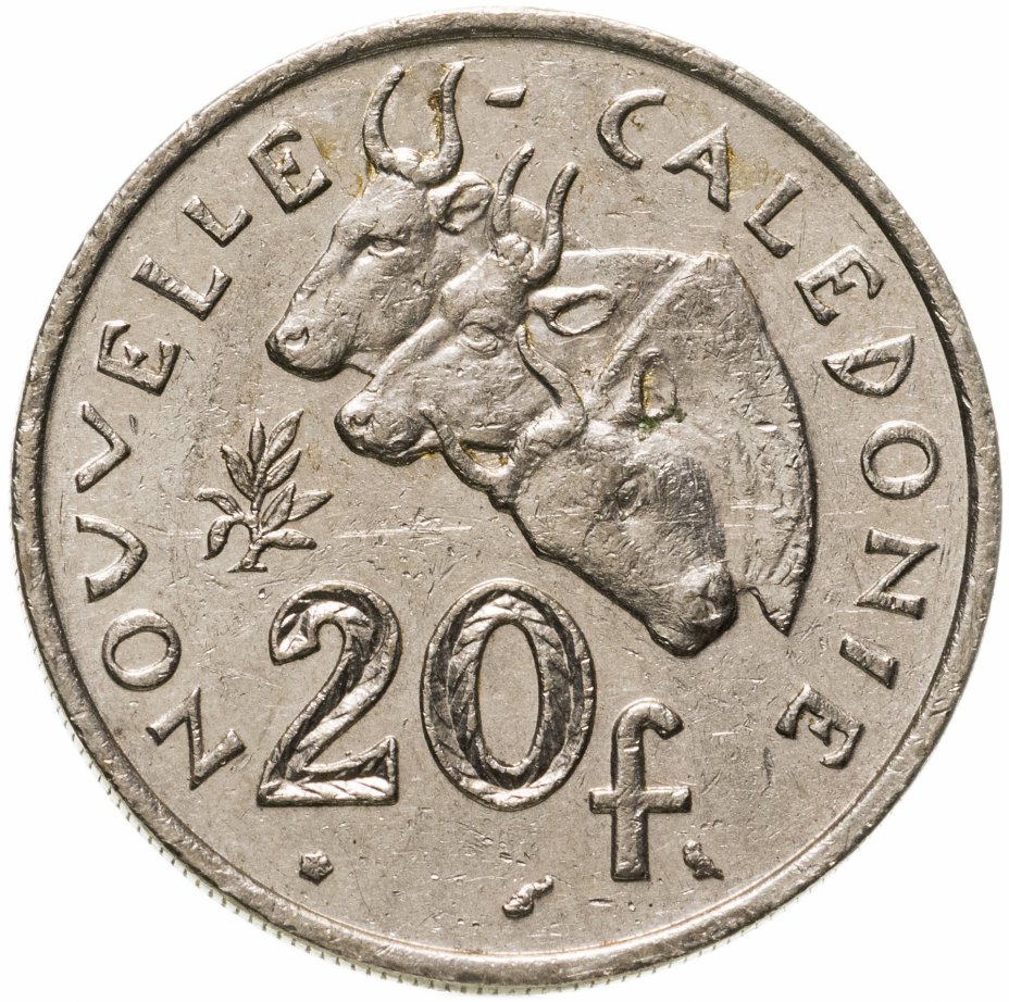 купить Новая Каледония 20 франков (francs) 1972-2005, случайная дата