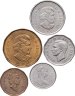 Купить Канада набор из 5 монет 1, 5, 10, 25 центов (cents) и 1 доллар 1947-2006