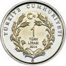 Купить Турция 1 лира 2014