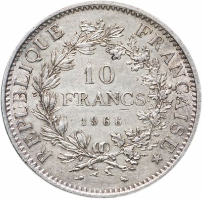 купить Франция 10 франков (francs) 1966