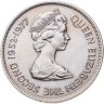 Купить Джерси 25 пенсов 1977 "25 лет правления Королевы Елизаветы II"