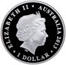 Купить Австралия 1 доллар 2013 "Выставка ANDA - Сидней - Озёрный район Уилландра  - Клинохвостый орел", в футляре с сертификатом