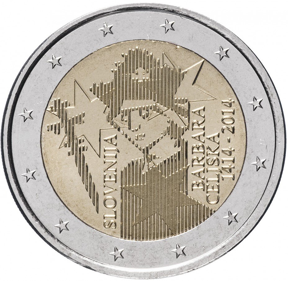 купить Словения 2 евро 2014 "600 лет со дня коронации Барбары Цилли"