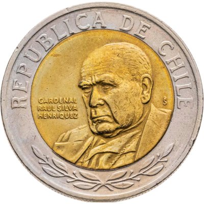 купить Чили 500 песо (pesos) 2002