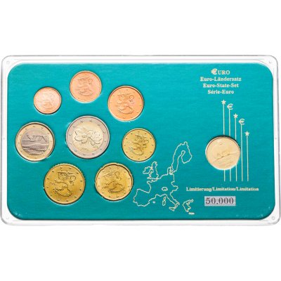 купить Финляндия, сувенирный набор евро 1999-2006