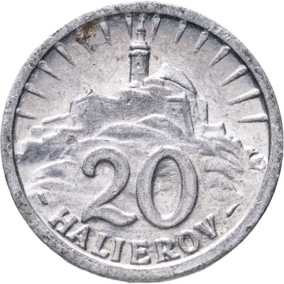 купить Словакия 20 геллеров (halierov) 1942