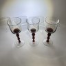 Купить Набор из 3 бокалов "Мещерский цветок", автор С. Пивоваров, хрусталь, Гусевской хрустальный завод (Гусь-Хрустальный), СССР, 1960-1980 гг.