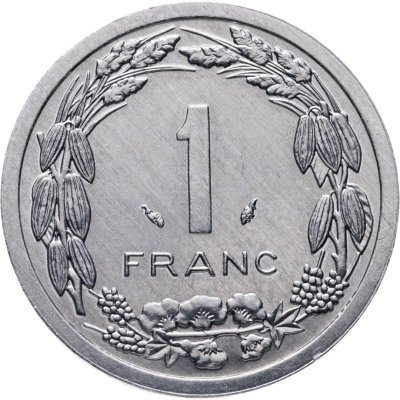 купить Центральная Африка (BEAC) 1 франк (franc) 1985