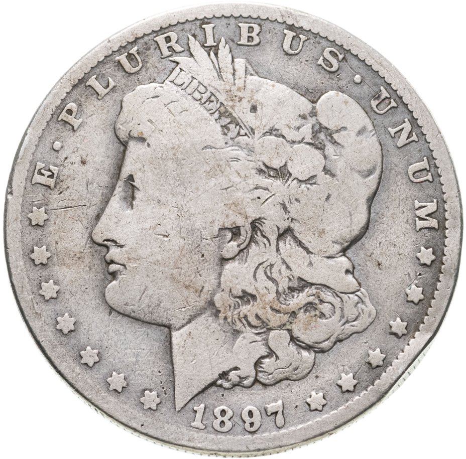 купить США 1 доллар Моргана (dollar) 1897, знак монетного двора: "O" - Новый Орлеан