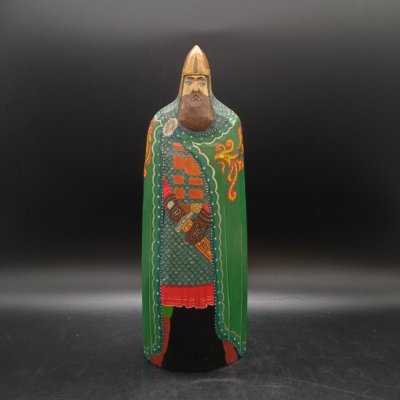 купить Статуэтка "Витязь" (Богатырь) [ручная работа], дерево, роспись, Россия, 1990-2000 гг.