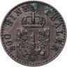 Купить Германия, Пруссия 1 пфеннинг 1858