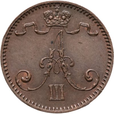 купить 1 пенни 1893, монета для Финляндии
