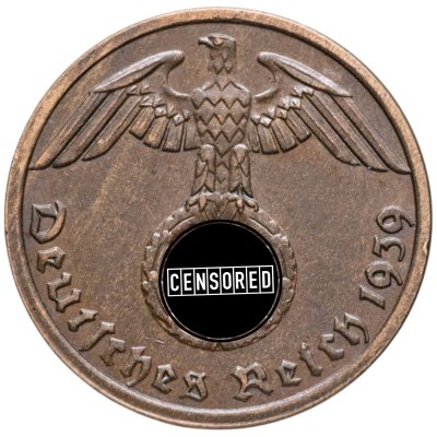 купить Германия, Третий рейх 1 рейхспфенниг (reichspfennig) 1939 A