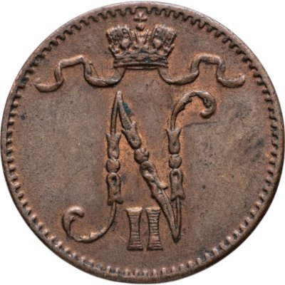 купить 1 пенни (penni) 1914 Российская Финляндия