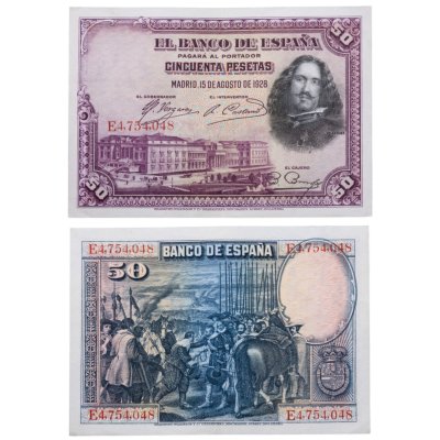 купить Испания 50 песет 1928 (Pick 75)