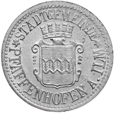 купить Германия Пфаффенхофен 10 пфеннигов 1917