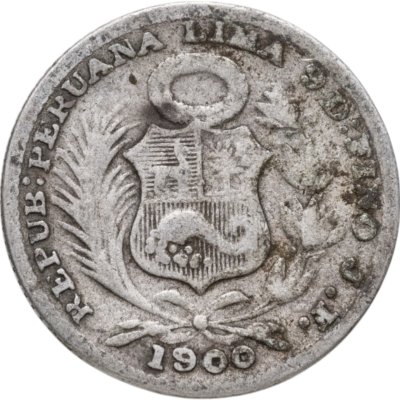 купить Перу 1 динеро (dinero) 1900
