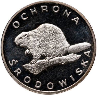 купить Польша 100 злотых 1978 "Охрана окружающей среды - Бобр"