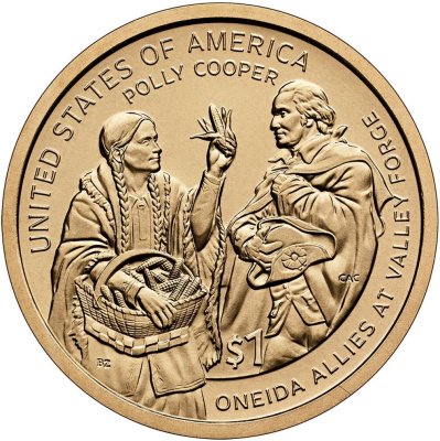 купить США 1 доллар 2026 «Коренные американцы - Полли Купер"